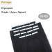 Buy Elailite Human Hair Extensions Tape-In #1 Black - 20PCS Invisible Glue Real 25cm 20g Hair Strips for Seamless Volume - Buy Online on GoSupps.com