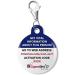 Buy Dynotag Web Enabled Smart Medical ID Charm Bracelet Tag - Emergency Info + Lobster Clasp | Steel 22mm Dia | Lifetime Service - Buy Online on GoSupps.com