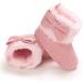 Spring Baby Winter Warm Fleece Booties | Non-Slip Soft Sole Shoes for Newborn | Adjustable Crawling Prewalker Boots for Girls Boys Toddler 0-18 Months - Buy Online on GoSupps.com