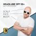 HeadBlade HeadLube SPF 50 Men's Lotion and Sunscreen - Anti-Aging Formula for Face, Body & Scalp | Water Resistant 80 Minutes | 5 fl oz - Buy Online on GoSupps.com
