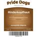 Premium Cattle Head Skin for Dogs - 100% German Beef 30cm 500g | Odor-Neutral Kausnack from Pridedogs - Buy Online on GoSupps.com