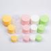 Tianzd 24-Piece 20ml White Plastic Empty Cream Can Set with Lids & Spatulas - Ideal Cosmetic Containers for International Shipping - Buy Online on GoSupps.com