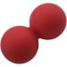 Solustrie Self Massage Peanut Ball - Double Massage Yoga Roller for Foot Sole & Whole Body Fitness Red - Buy Online on GoSupps.com