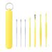 Portable Ear Cleaner Stainless Steel Ear Spoon Set Stainless Steel Ear Wax Remover Reusable Stainless Steel Ear Wax Remover Set Ear Wax Easily Removed Ideal for Personal and Home Use(NO.2)