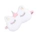 FRCOLOR Mask Sleeping Mask Masquerade Mask Night Eyeshade Cartoon Masks Cute Sleeping Eye Mask Night Blindfold Eye Cover Sleep Mask Eye Shadow Facial Mask Trumpet Embroidered White White 1 Count (Pack of 1)