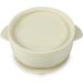 Shop Pandaear Baby Bowl Set - 3 Leak-Proof Silicone Dishes with Suction Cup & Lid for Toddlers | BPA-Free Soft & Safe | Linen Brown Beige Pink - Buy Online on GoSupps.com