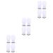 minkissy 6 Pairs Maintenance Care Gloves Paraffin Bath Insulated Mitts Paraffin Thermal Treatment Gloves Paraffin Gloves Paraffin Wax Booties Moisturizing Miss Polyester Cotton Gloves White