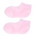minkissy 1 Pair Protective Socks Night Socks for Cracked Heels Mules for Women Heels Foot Whitening Socks Spa Socks Moisturising Foot Socks Aloe Socks Sebs Heel Socks Pink Moisturizing Miss