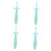Gleavi 4 pieces toothbrush baby bite toy toddler baby toys newborn milk tooth cleaner.
