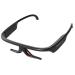 Touch beauty light therapy groove sleep therapy grooves 2-in-1 glasses with premium green and red light for better sleep energy boost jet lag (including travel case) AG-2146B (black)
