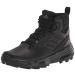 adidas Men's Unity Leather Mid Rain.rdy Walking Shoe 10 Black/Grey/Grey