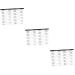 Beavorty 6 Sheets Pairs Black Sticker Artificial Eyebrow Patch Eyebrow Stickers Disposable Makeup Tools 6d