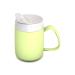 Ornamin mug with drinking trick with spout attachment luminescent
