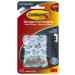 3M Command Clear Large Cord Clips w/Clear Strips Pack of 8