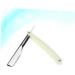 PopetPop Mens Razor Set - Foldable Barbier Razor for Face Shaving - 2-Pack White - Premium Quality Grooming - Buy Online on GoSupps.com