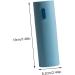 Plafope Travel Toothbrush Set - 2-Piece Blue Toothbrush Case & Holder Outdoor Toothpaste Container 19x6.2cm - Perfect for International Travel - Buy Online on GoSupps.com
