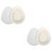 Beaupretty 2 Pairs Felt Foot Pad Half Shoe Cushions Supple High Heel Pads High Heels Inserts Metatarsal Pads Shoes Tongue Pads Felt Forefoot Pads High Heels Pads High Heel Liner
