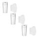 Osaladi 1 set of manicure tools Transparent stamp stamp stamps made of silicone nail art punching tools Jelly stamp for nails diy manicure tool child seals.