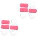 FRCOLOR 12 Pcs Grafting Eyelash Spacer Grafting Gasket Pallet Tools Pallet False Lashes Holder Eyelash Storage Eyelash Extension Supplies Lash Fans Silicone Gasket