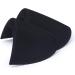4 Pairs Black White Covered Shoulder Pads for Blazer Suit Coat Jacket - Large 18mm Thickness - Buy Online on GoSupps.com