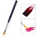 Ombre Brush Set - Black & White Gradient Fringe & Baby Boomer Brushes for Perfect Blending | International Shipping Available - Buy Online on GoSupps.com