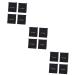 FOYTOKI 12 Pcs Hair Dryer Storage Bag Travel Makeup Bag Hair Dryer Travel Case Blow Dryer Bag Fabric Black
