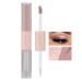Liquid Glitter Eyeshadow Double Headed Liquid Glitter Eyeliner Glitter Shimmer Eye Looks Waterproof Long Lasting Quick-Drying Sparkling Eye Shadow Makeup for Inner Eye Highlighter (08) #08