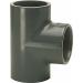 PVC-U - adhesive fitting T-piece - 75mm - adhesive socket on all sides