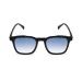 Contacta suncity sunglasses and reading glasses for women and men rectangular shape with blue glasses color black diopters +3.00 30g
