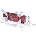 ULTECHNOVO 50pcs Boxes Graduation Candy Box Gift Boxes Candy Case Graduation Treat Boxes Candy Supply Party Candy Holder Graduation Party Favor Boxes Multifunction Container Paper 1 count (Pack of 1) Red - Buy Online on GoSupps.com