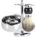 Solomi Razor Holder - Set Shaving Brush and Razor Deluxe Razor and Shaving Brush Holder for Men