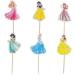 Princess Birthday Cupcake Topper Cake Decoration 24 pieces Double Sided - Buy Online on GoSupps.com