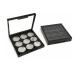 Buy HLLMX Portable Empty Eyeshadow Palette - 9 Grids Organizer for Cosmetics | Black Square Box for Eyeshadow Lipstick Blush - International Shipping Available - Buy Online on GoSupps.com