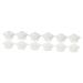 GLEAVI 6 Pairs Follow up Shoe Inserts for Women Heel Cushions for Womens Shoes Abrasionproof Heel Pad Shoe Accessories Heel Grips Cloth Women's White Protective Pad Anti Drop Heel