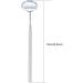 Niunion Dental Mirror & Eyelash Tool - Stainless Steel Mundpiegel for Lash Extension & Dental Inspection - Buy Online on GoSupps.com