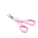Chicco Stainless Steel Baby Nail Scissors - Curved Blades Rounded Tips Non-Slip Grip & Protective Cover - Ideal for Newborns & Children (Pink) - Buy Online on GoSupps.com