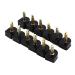 60PCS/30 Pairs(5 Different Size) High Heel Shoe Stiletto Repair Heel Caps Tip Pin Taps Dowel Lifts Replacement
