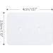 200 PCS White Earring Display Cards - 1.10 x 1.57 Ear Stud Earring Tags for Handmade Earrings and Small Jewelry - Buy Online on GoSupps.com