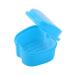 Milist box prosthesis case with lid soaking mug for prostheses sieve hinges false teeth prosthesis holder cleaning tablet container prosthesis box dentures Sky-blue