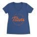 Venley NCAA University College Women's Ideal V Neck T-Shirt X-Large Royal Blue - Rylcsuf04