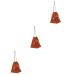Baluue 3pcs Hair Dryer Storage Bag Hair Dryer Pouch Practical Bags Hair Dryer Carrier Bags Pvc Coffee