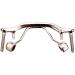 MAYABI Metal Replacement Nose Bridge 1 Piece Metal Replacement Nose Bridge Eyewear Accessories for Rimless Glasses Silver