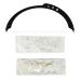 HOTWE Eyebrow Mapper with Strings  String/symetric brow drawing marking ruler  Microblading Line Marker Ruler Eyebrow Tattoo Measuring Tool With 10pcs Thread Lines for Eyebrow Mapper (Black)