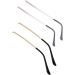 Ultechnovo 10 Pairs of Metal & Plastic Glasses Replacement Legs - Durable Spectacle Arm & Sunglasses Brackets with Screwdriver - Color Sorted 5 St. Pack - Buy Online on GoSupps.com