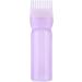 Hair Oil Applicator Bottle - Hair Dye Brush Bottle Root Comb | Root Comb Applicator Bottle | Shampoo Bottle Oil Comb Applicator | Portable Hair Dye Color Comb Bottle With Scale For Indoor Purple - Buy Online on GoSupps.com