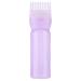 Generic hair dyer bottle hair oil applicator bottle hair dyer bottle root ridge hair color dye applicator hair care tools with round handles (C) 1