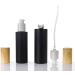 Sybl 2-Piece 50ml Glass Travel Bottles | Litter-Proof Cosmetic Containers | Matt Black Lotion & Essential Oil Dispensers - Buy Online on GoSupps.com