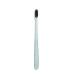 Suicra toothbrushes 1 piece of portable trip handle friendly toothbrush soft charcoal toothbrush tongue cleaner for adults (color: blue)