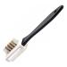 Shoe Brush 1Pcs 3 Side Cleaning Brush Long Handle Shoe Shiner for Suede Nubuck Rubber Boot Shoes Home Cleaning Tool Brush Onecolor