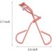 Eyelash Curler with Comb and 2 Silicone Refill Pads - Pink Beauty Makeup Tool for Women and Girls - Buy Online on GoSupps.com